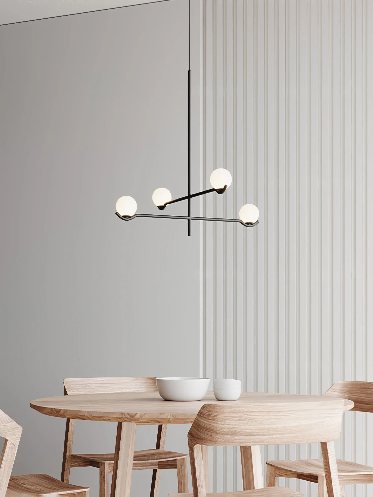 Noir Minimalist Glass Pendant Light - Image 44