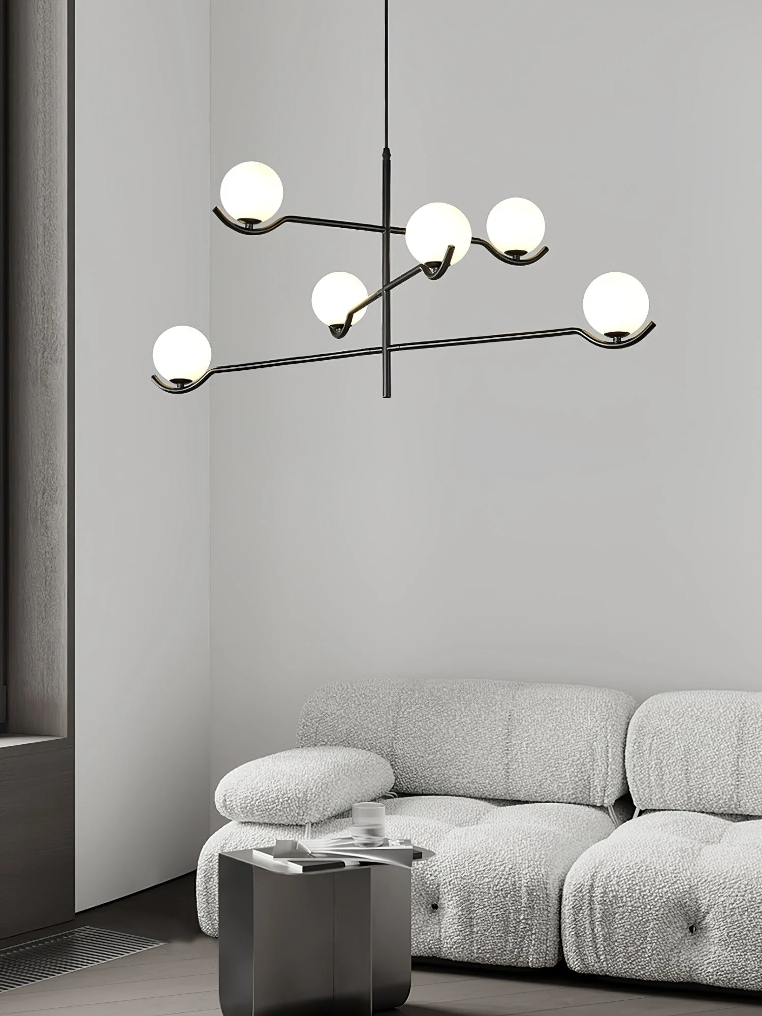 Noir Minimalist Glass Pendant Light - Image 62