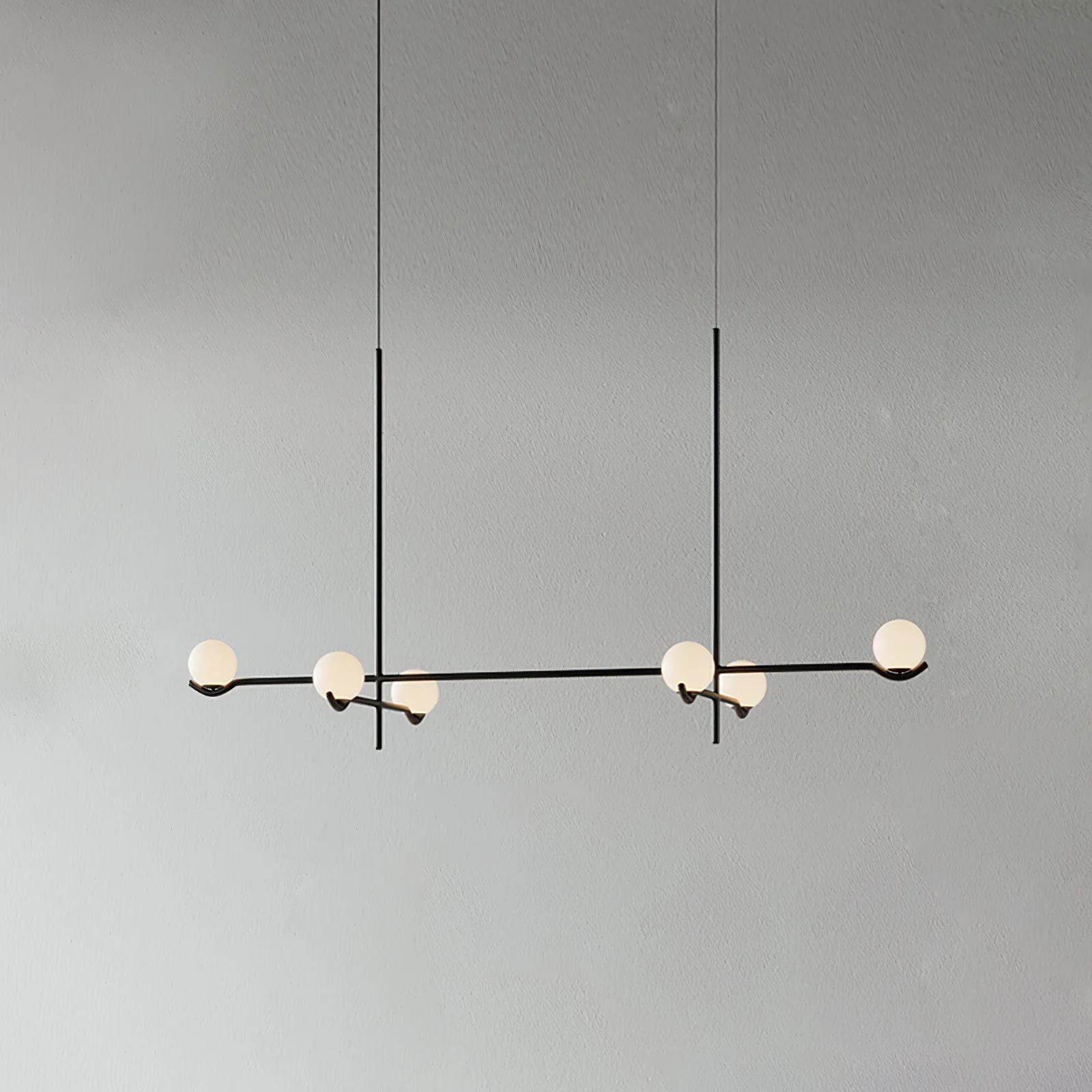 Noir Minimalist Glass Pendant Light - Image 65