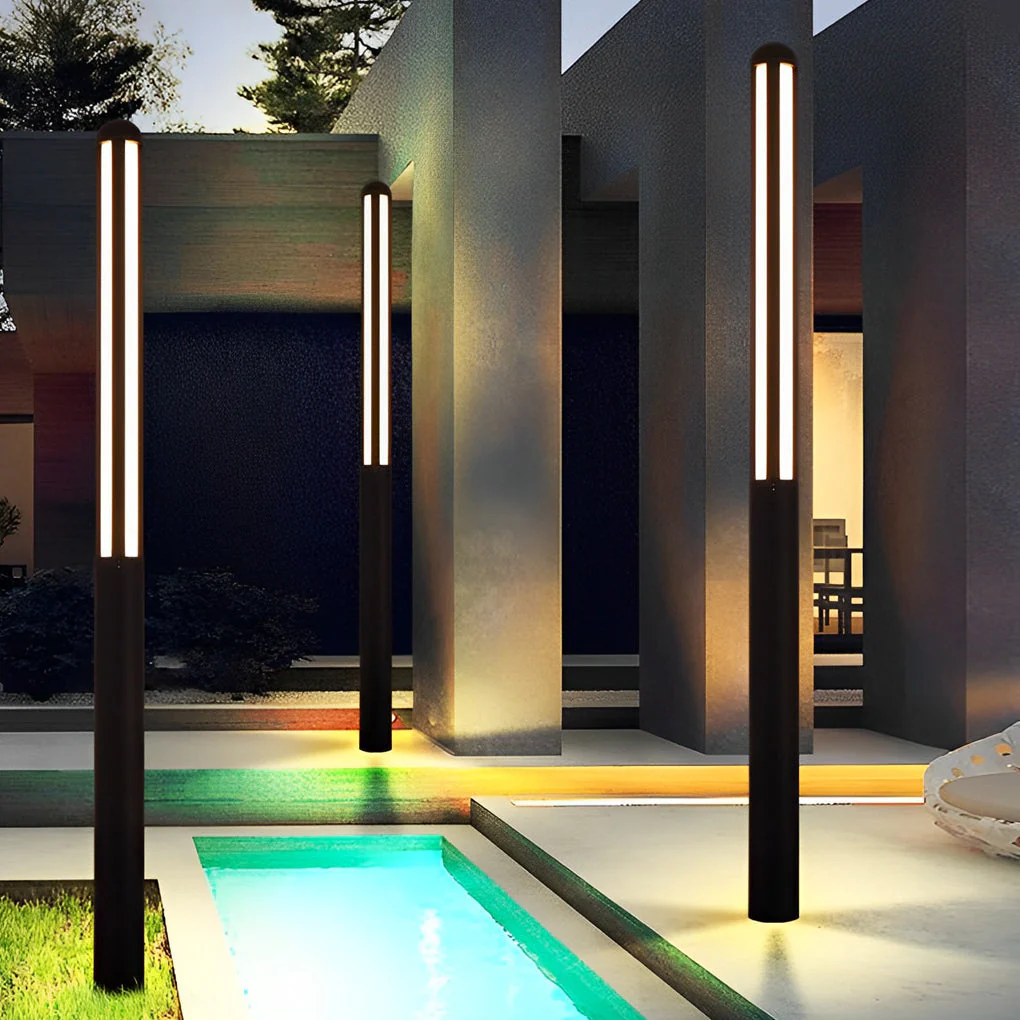 Nora Minimalist Residential Outdoor Bollard Lights - Image 10