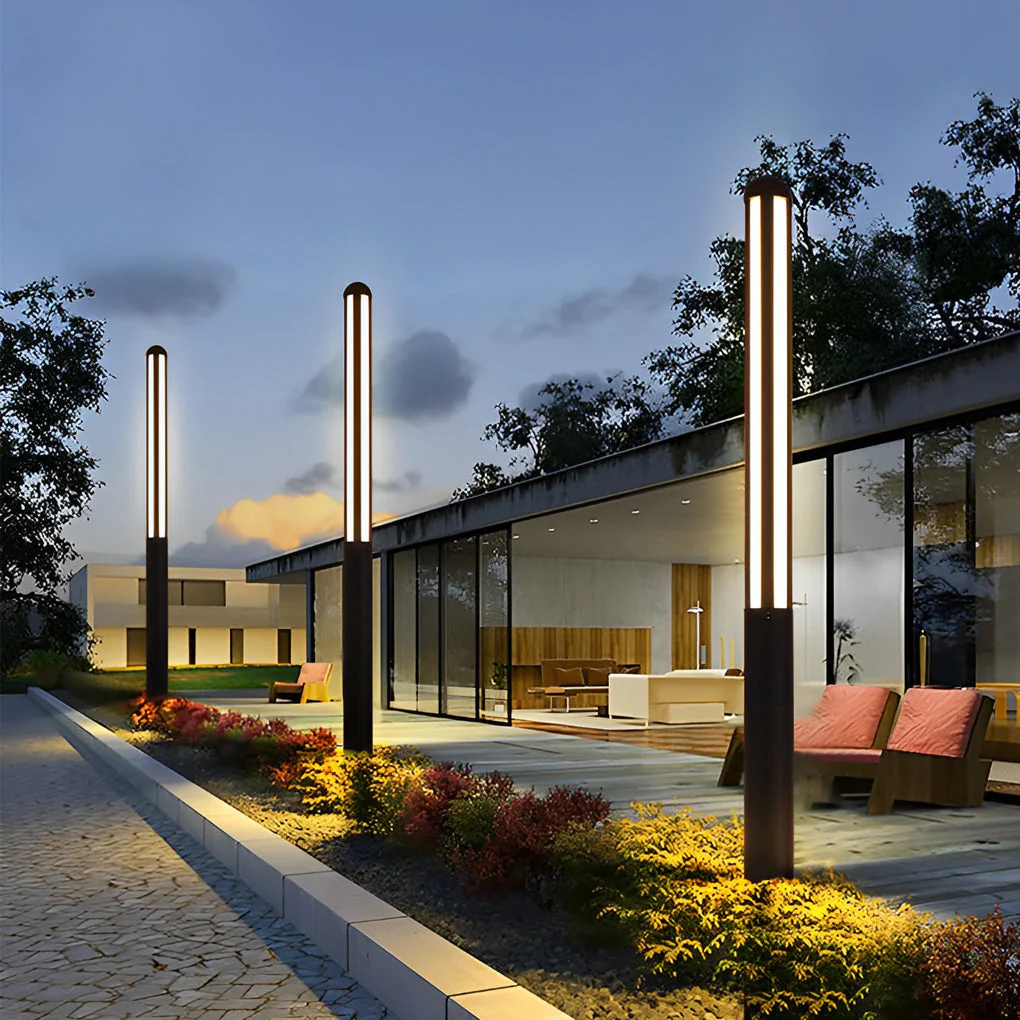 Nora Minimalist Residential Outdoor Bollard Lights - Image 5