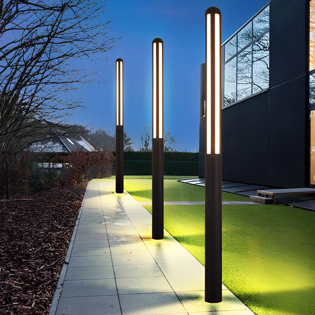 Nora Minimalist Residential Outdoor Bollard Lights - Image 9