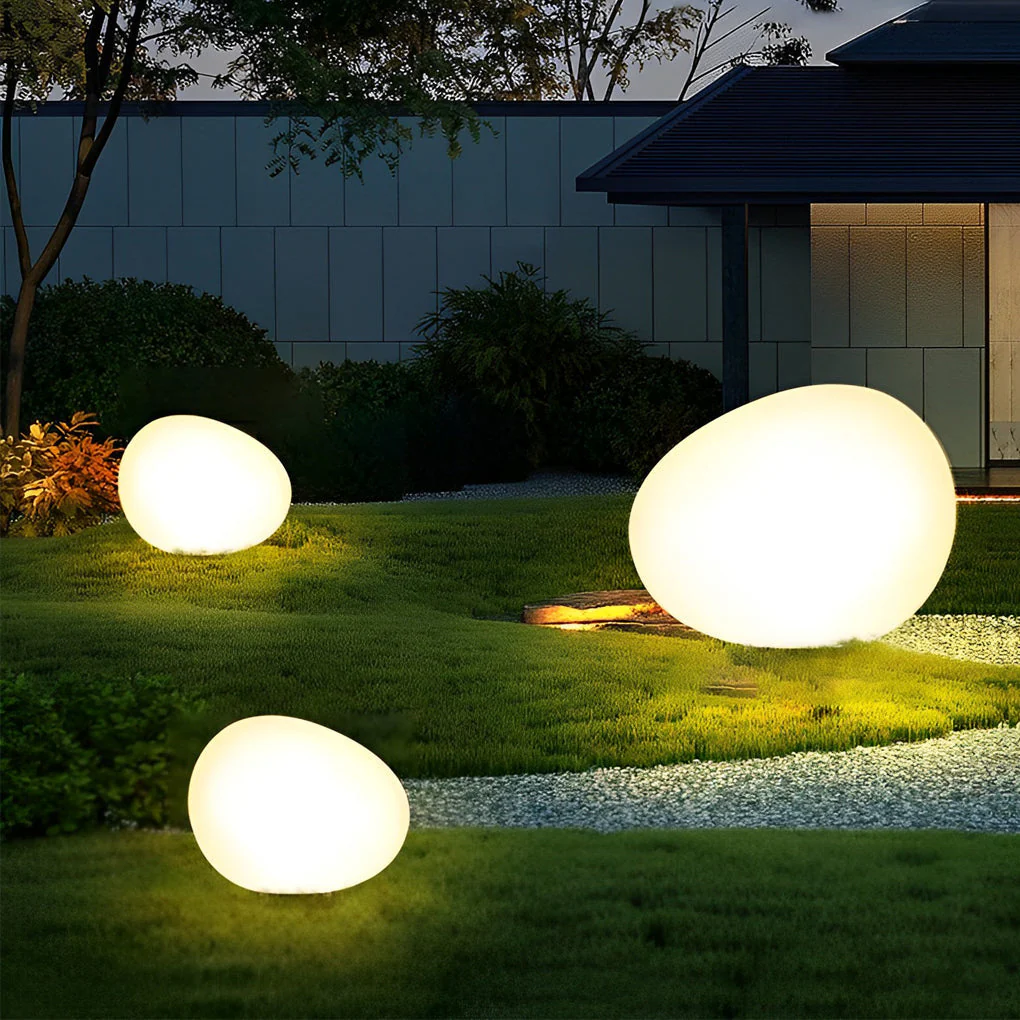 Nore Adjustable Cobblestone Plastic Outdoor Light - Image 5