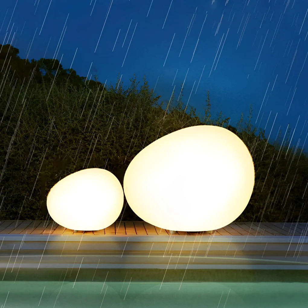 Nore Adjustable Cobblestone Plastic Outdoor Light - Image 8