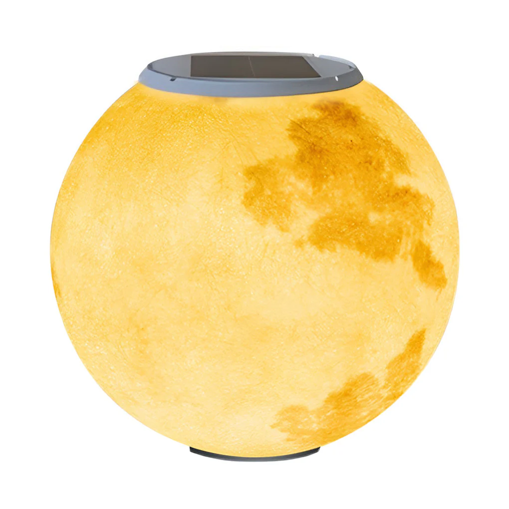 Norin Moon Modern Solar Post Caps PE Pillar Light - Image 3