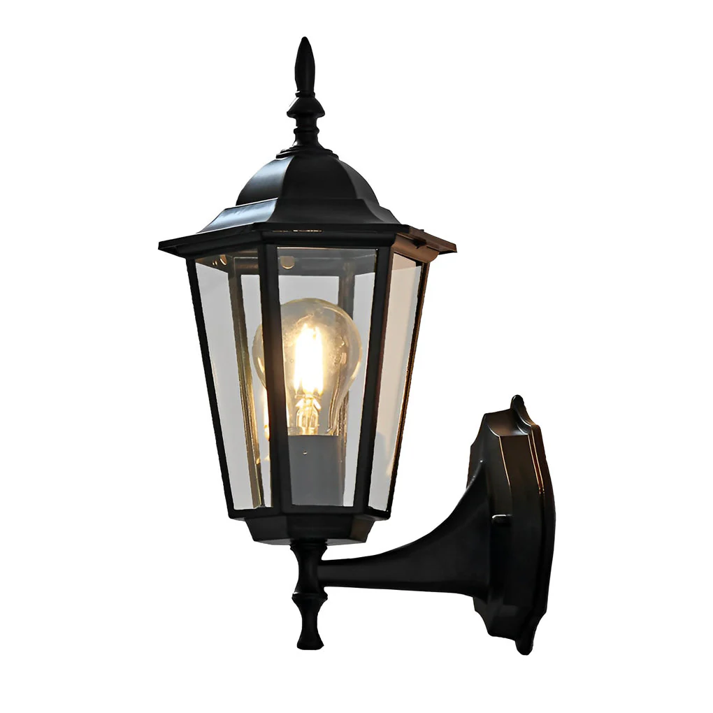 Norris Retro Hexagonal Outdoor Lights Wall Lamp - Image 7