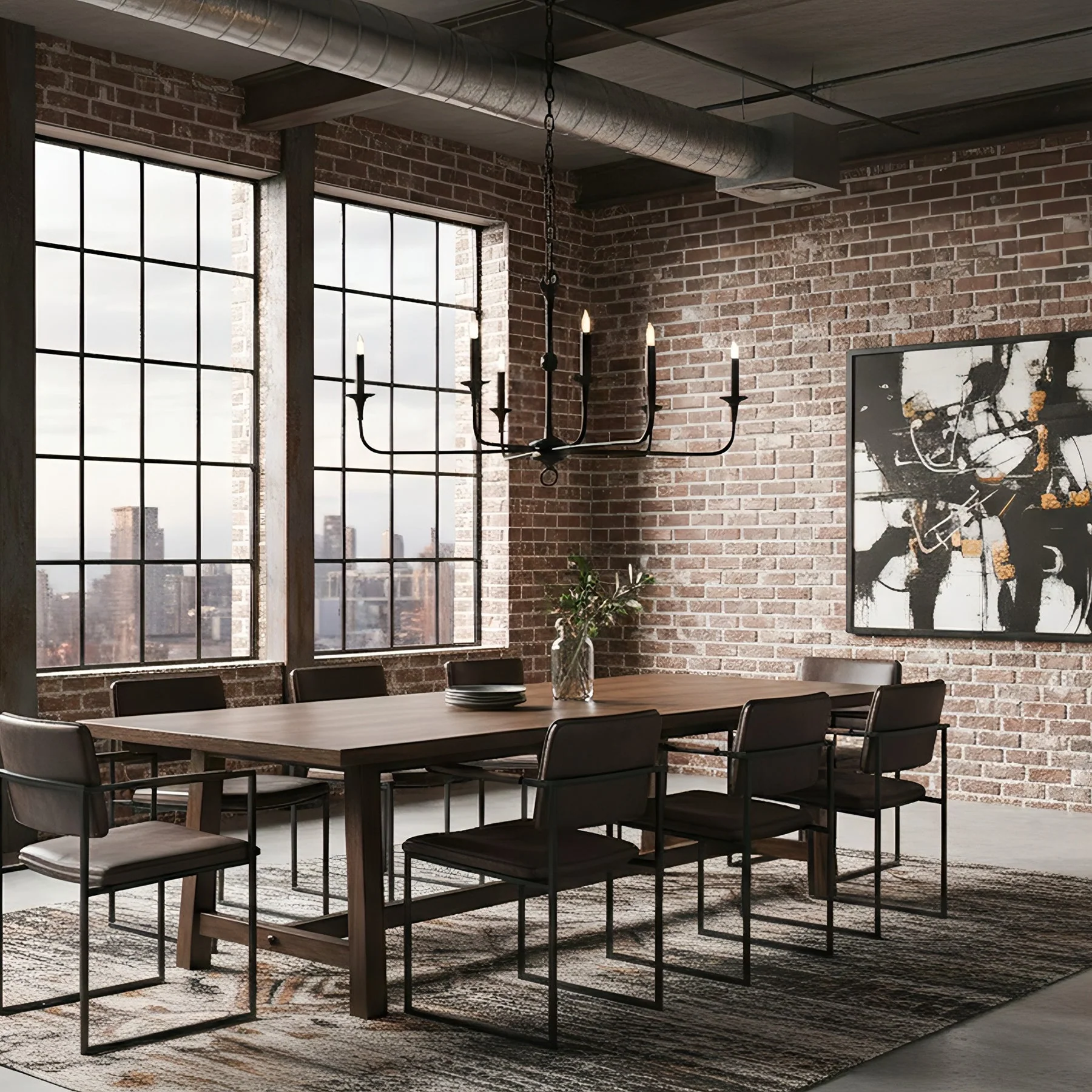 Nottaway Contemporary Brass Chandelier - Image 11