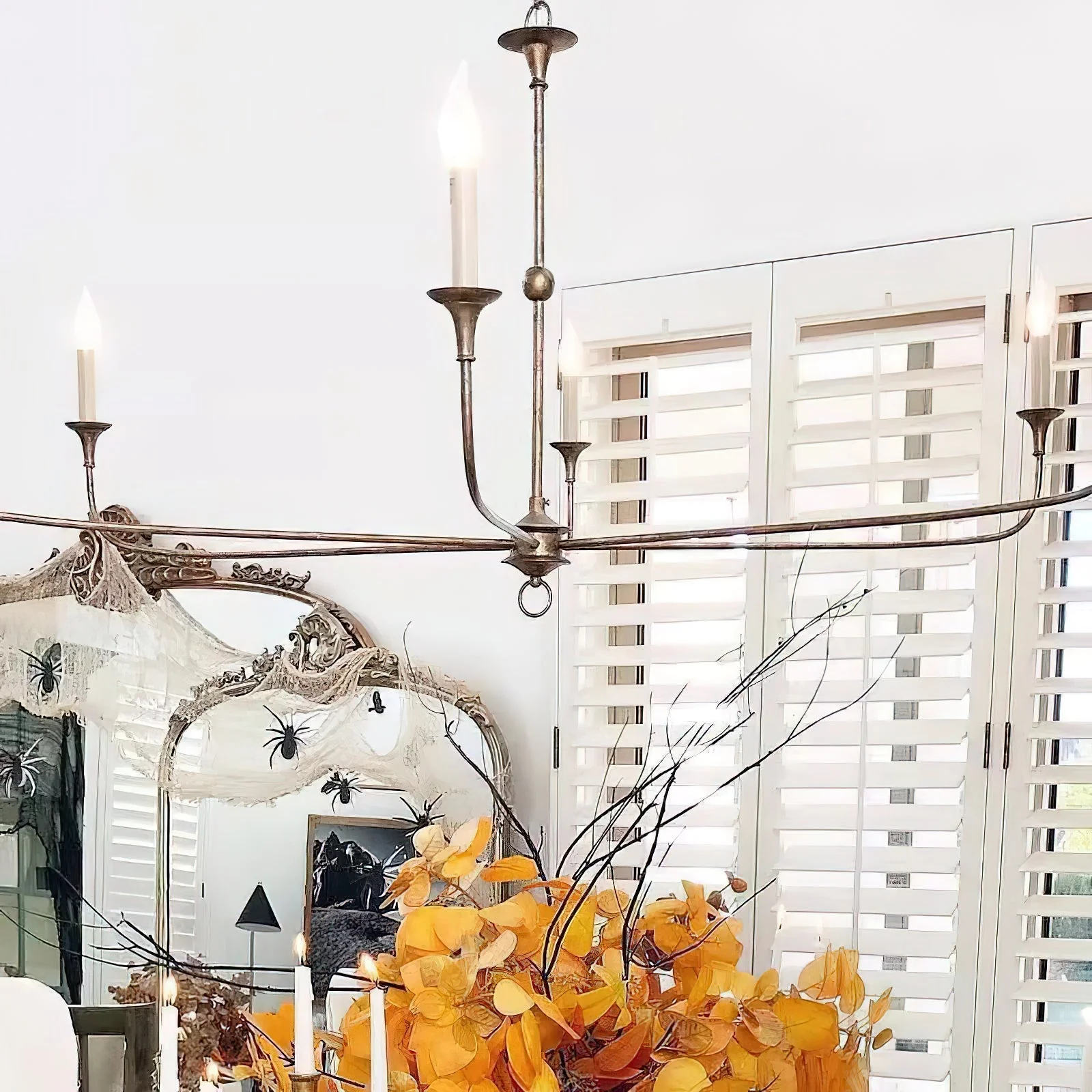 Nottaway Contemporary Brass Chandelier - Image 13