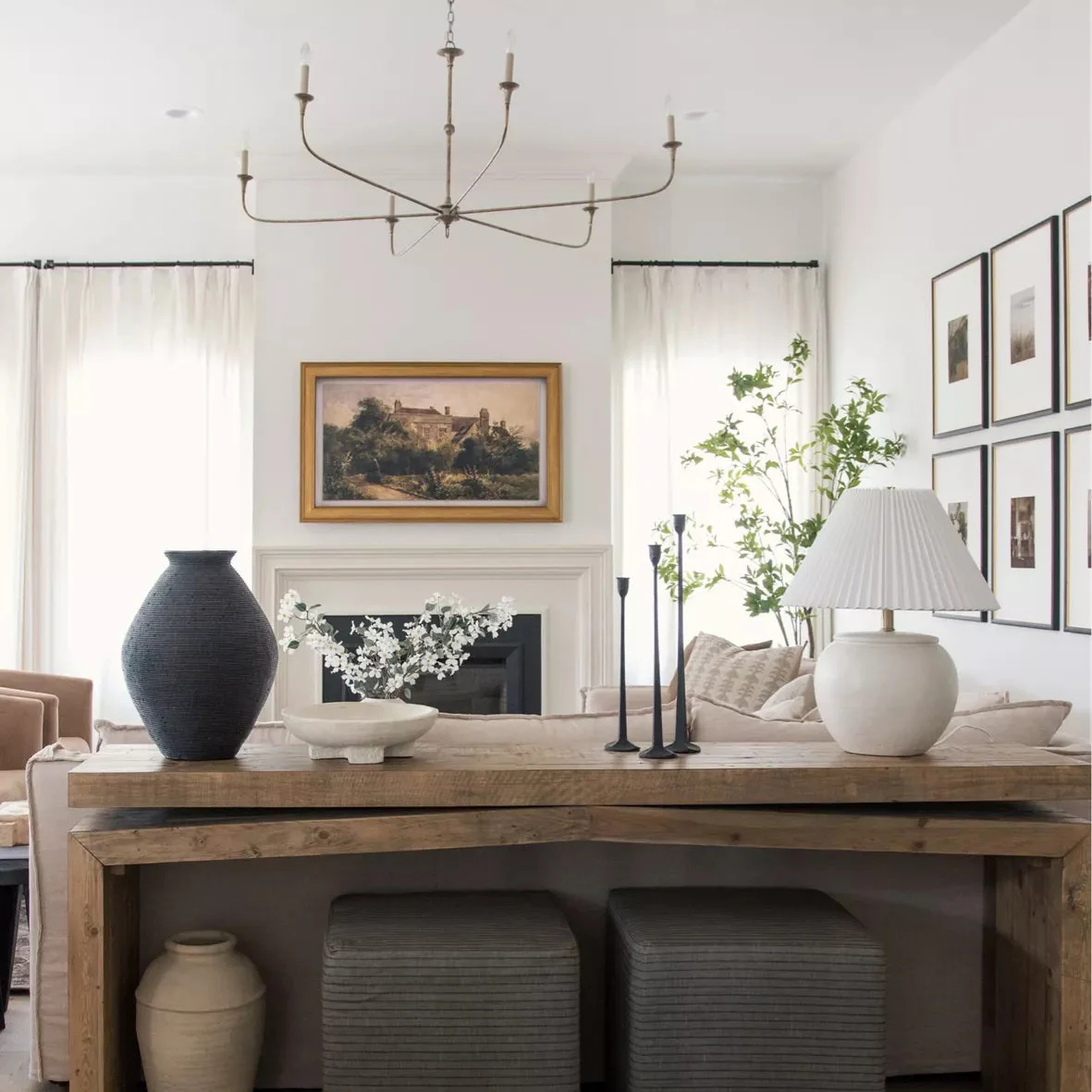 Nottaway Contemporary Brass Chandelier - Image 18