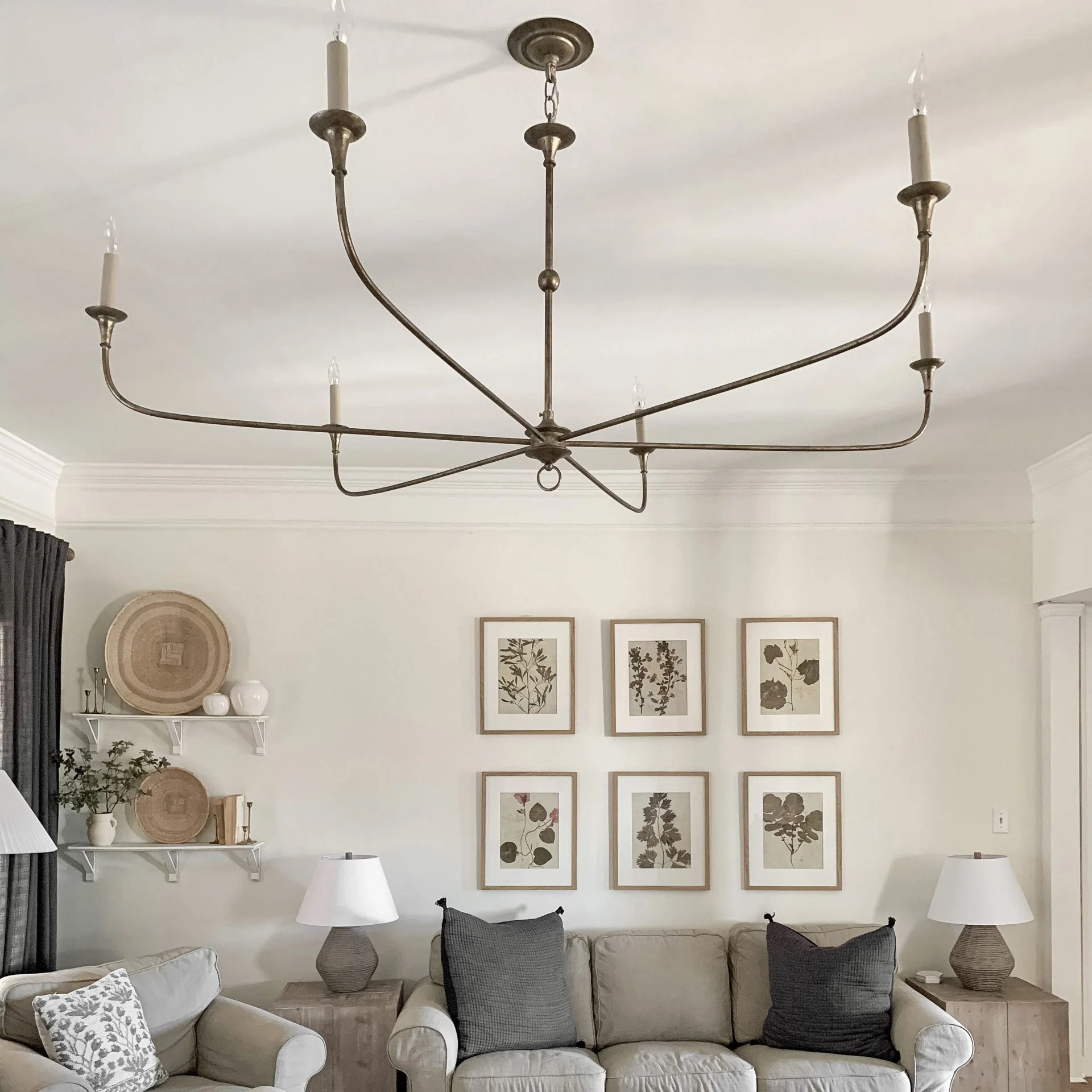 Nottaway Contemporary Brass Chandelier - Image 21