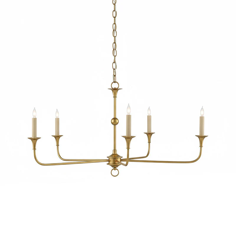 Nottaway Contemporary Brass Chandelier - Image 29