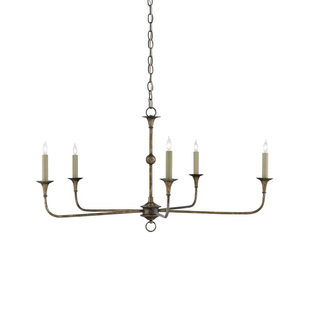 Nottaway Contemporary Brass Chandelier - Image 39