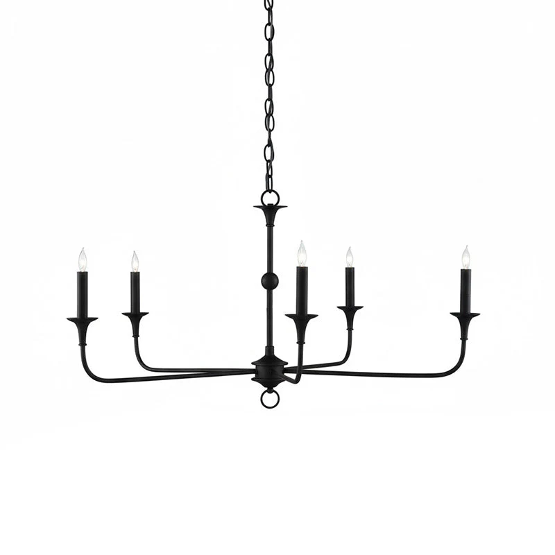 Nottaway Contemporary Brass Chandelier - Image 42