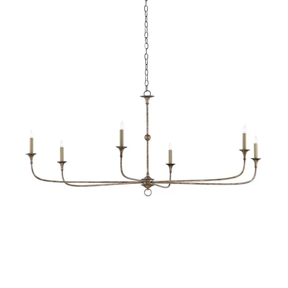 Nottaway Contemporary Brass Chandelier - Image 45