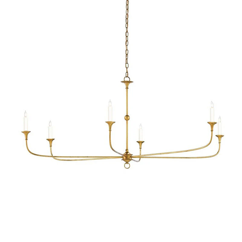 Nottaway Contemporary Brass Chandelier - Image 46