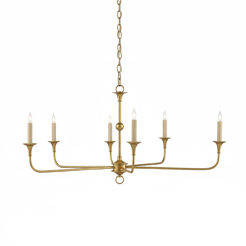 Nottaway Contemporary Brass Chandelier - Image 47