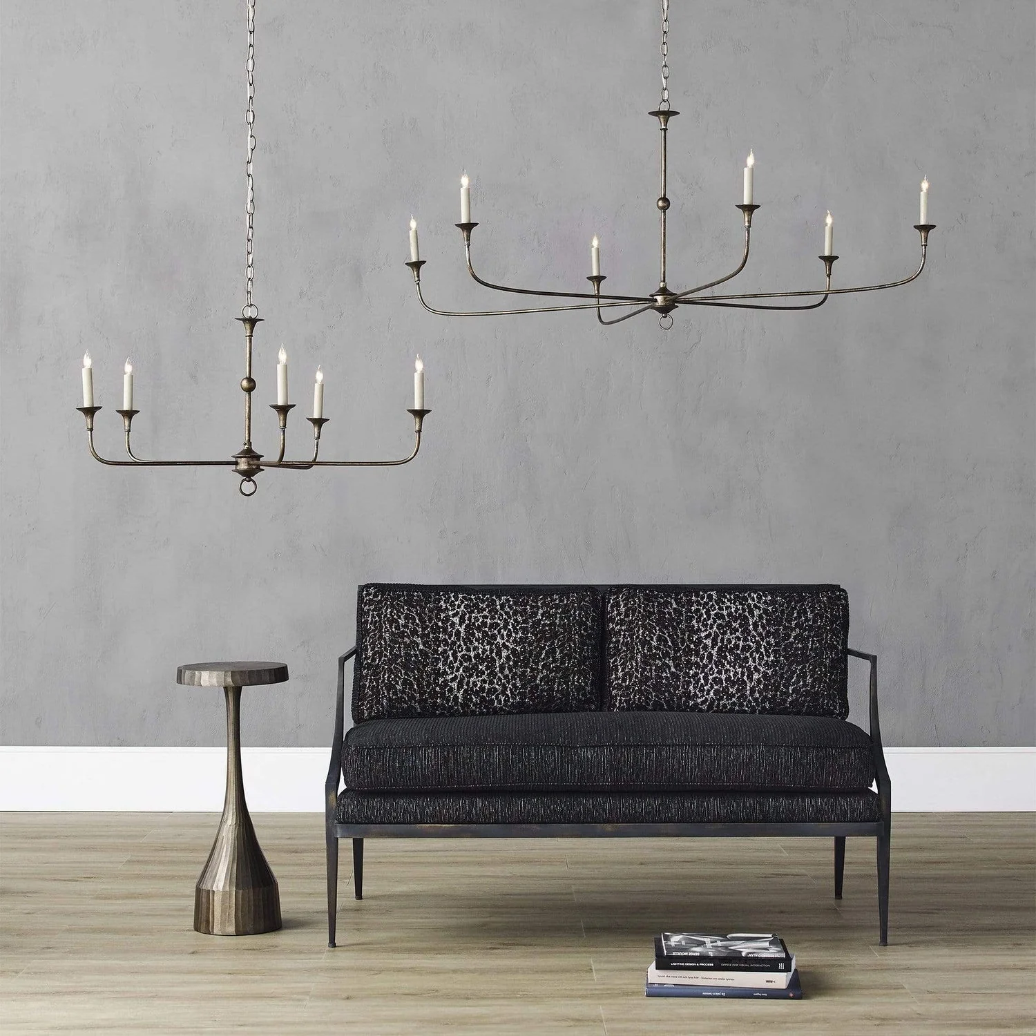Nottaway Contemporary Brass Chandelier - Image 5