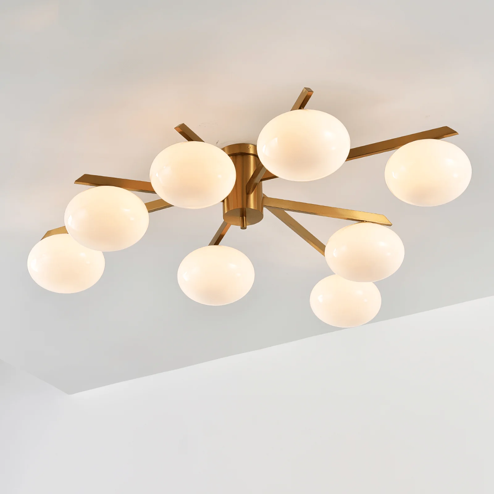 Nova Modern Glass Ceiling Light - Image 4