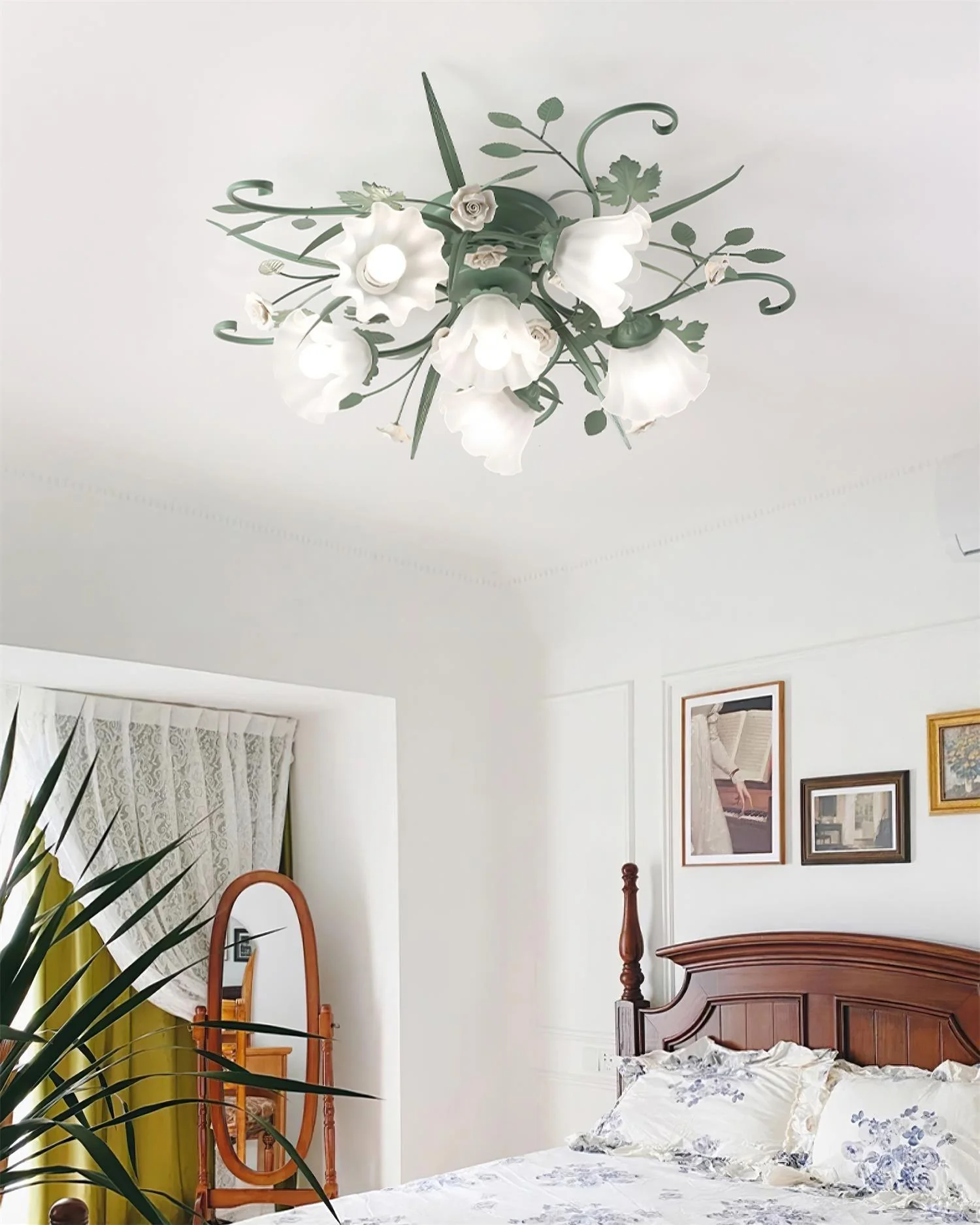 Nylirir Unique Art Classic Ceramics Ceiling Lamp - Image 14