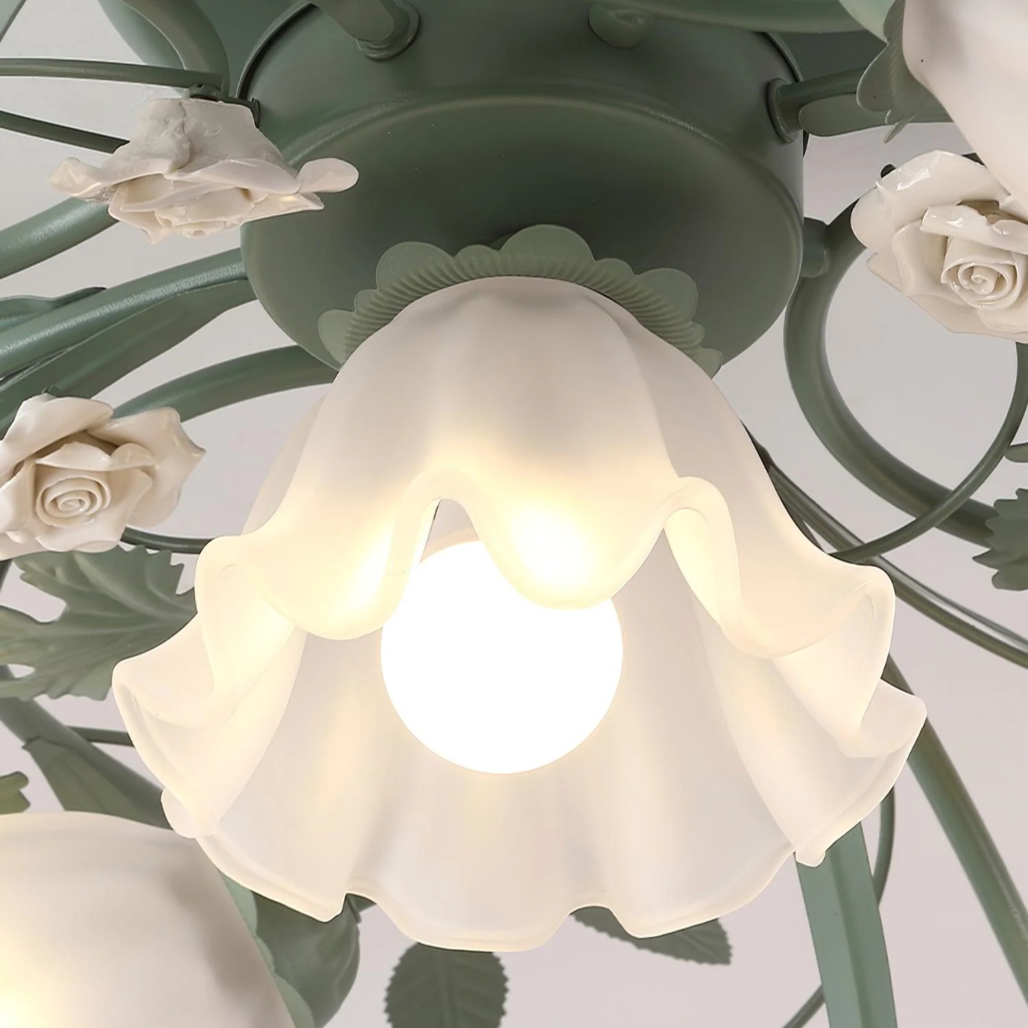 Nylirir Unique Art Classic Ceramics Ceiling Lamp - Image 2