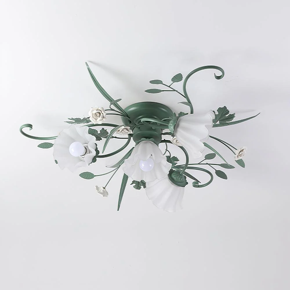 Nylirir Unique Art Classic Ceramics Ceiling Lamp - Image 21