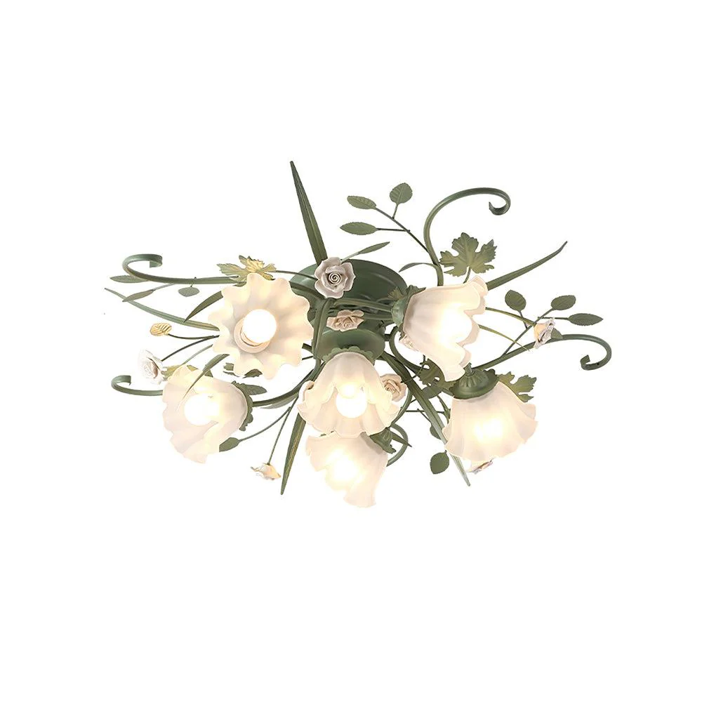 Nylirir Unique Art Classic Ceramics Ceiling Lamp - Image 22