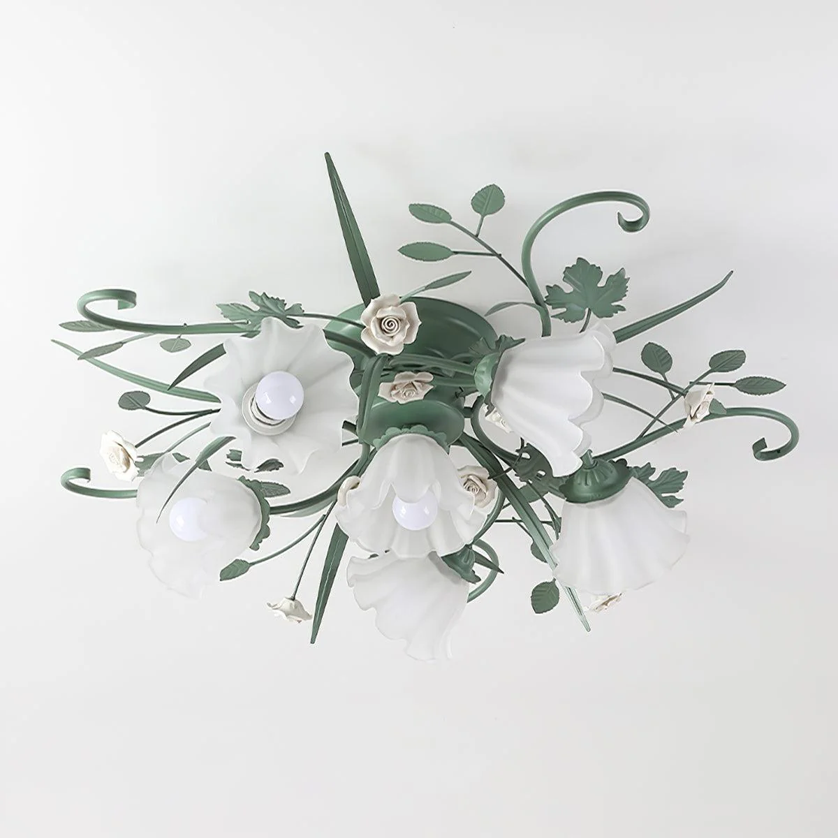 Nylirir Unique Art Classic Ceramics Ceiling Lamp - Image 24