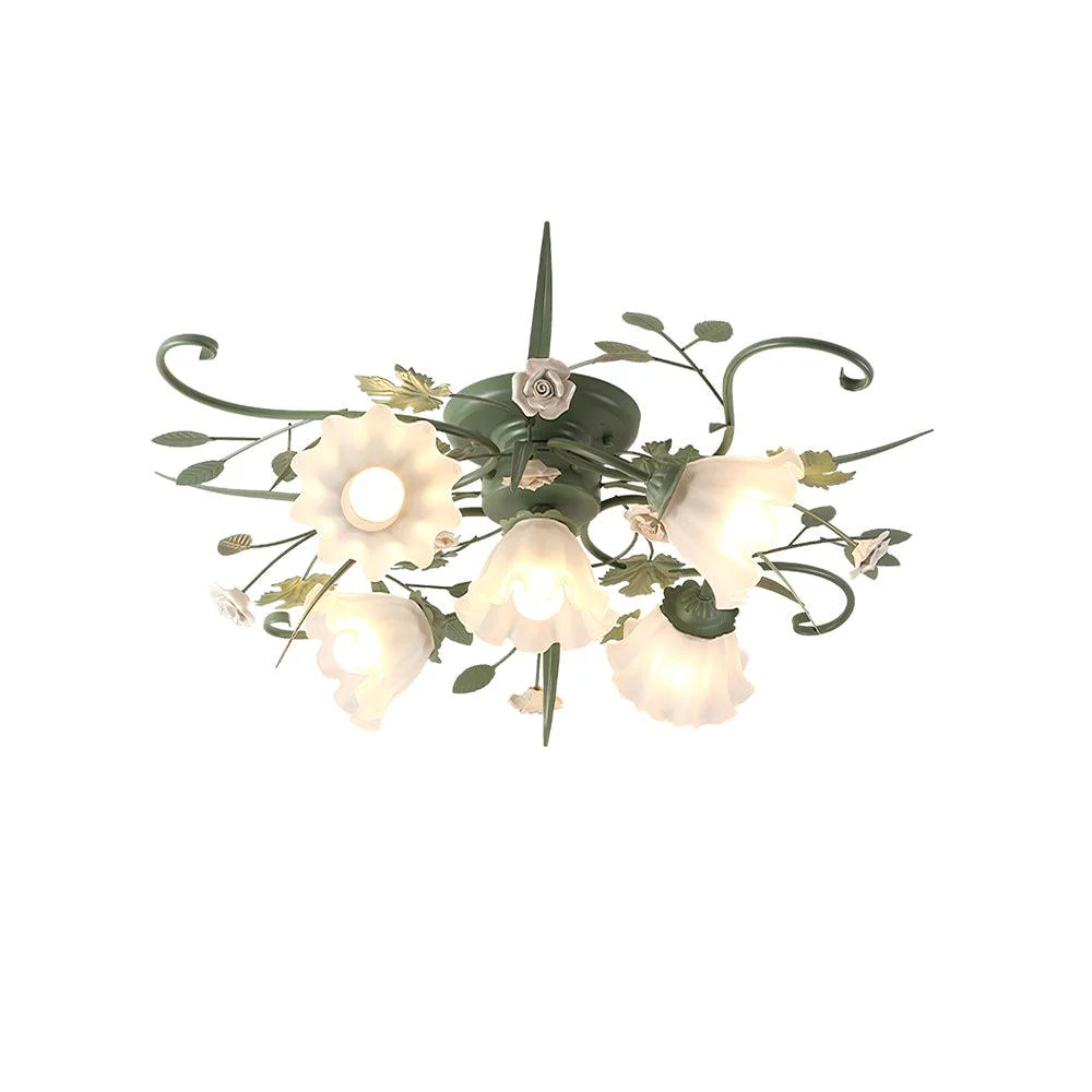 Nylirir Unique Art Classic Ceramics Ceiling Lamp - Image 25