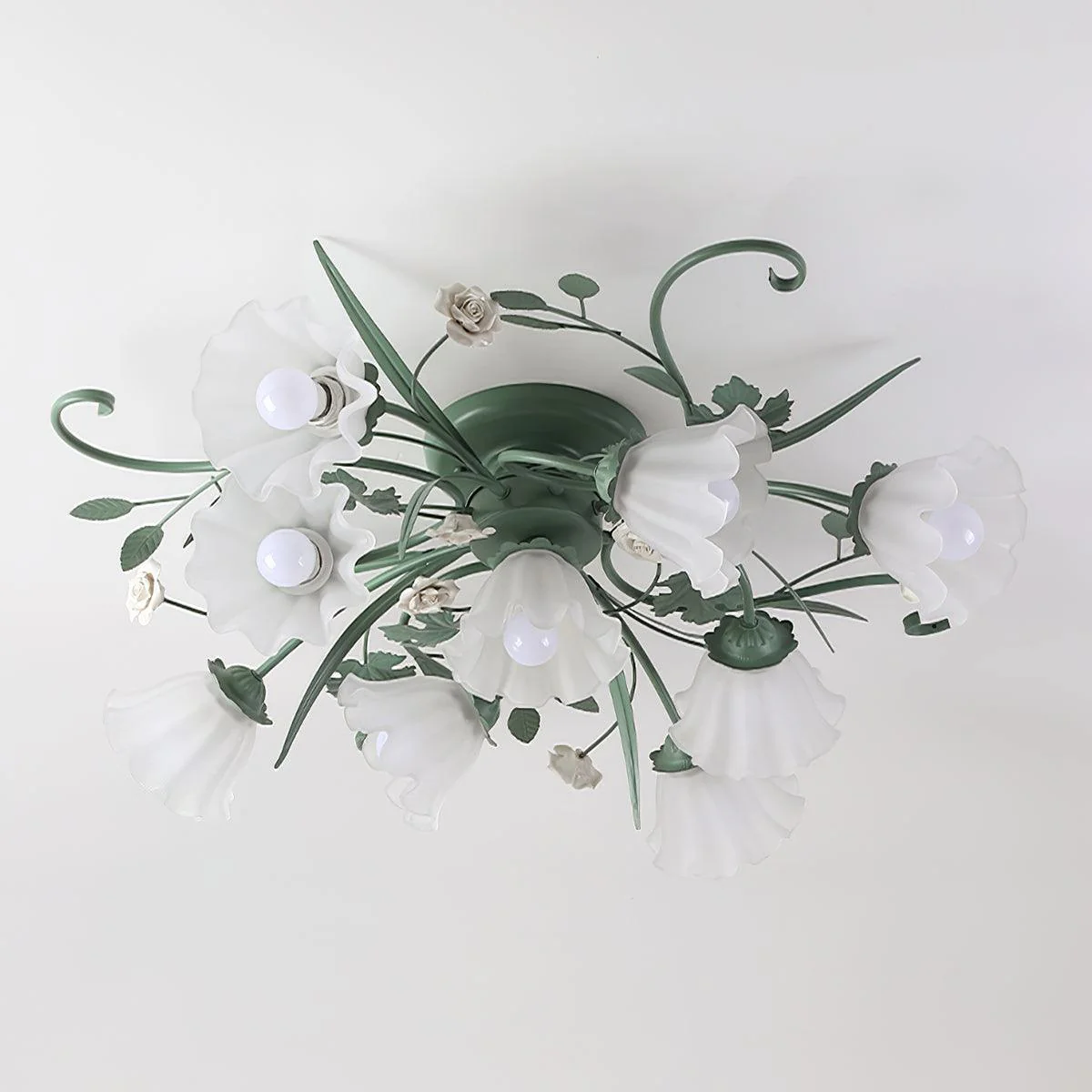 Nylirir Unique Art Classic Ceramics Ceiling Lamp - Image 5