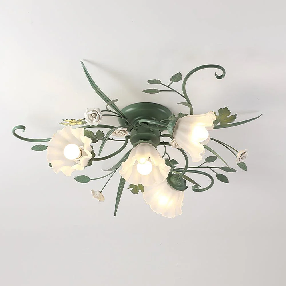Nylirir Unique Art Classic Ceramics Ceiling Lamp - Image 7