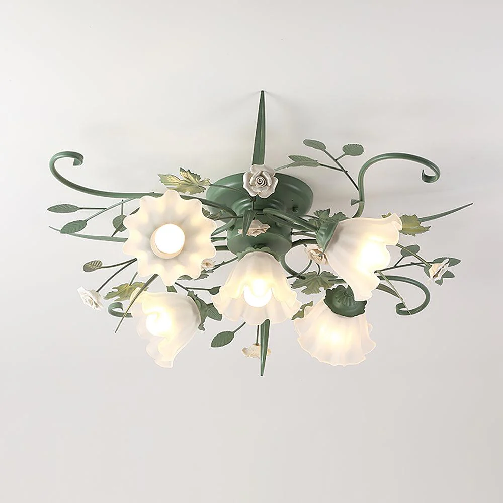 Nylirir Unique Art Classic Ceramics Ceiling Lamp - Image 8