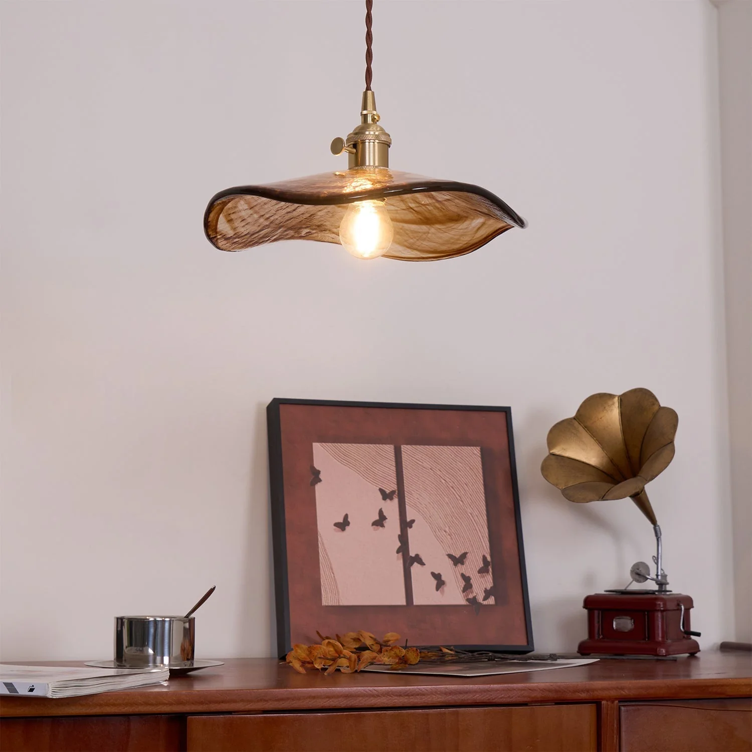 Nyros Glass Light Luxury Pendant Light - Image 11