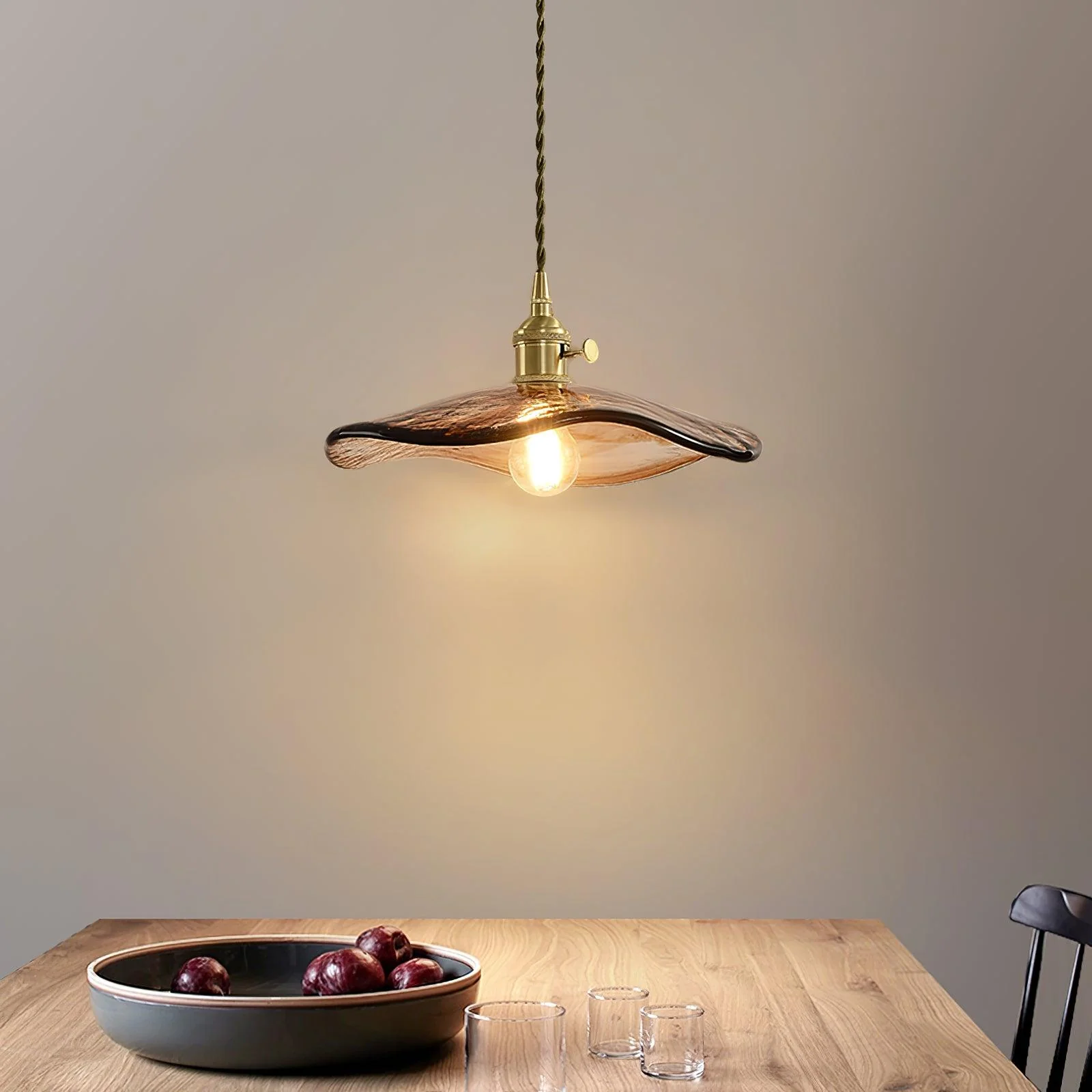 Nyros Glass Light Luxury Pendant Light - Image 15