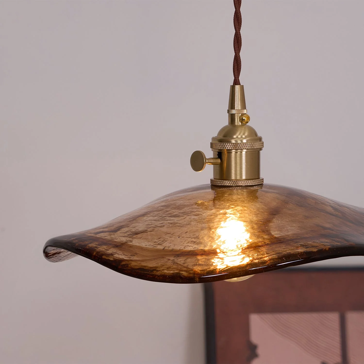 Nyros Glass Light Luxury Pendant Light - Image 3