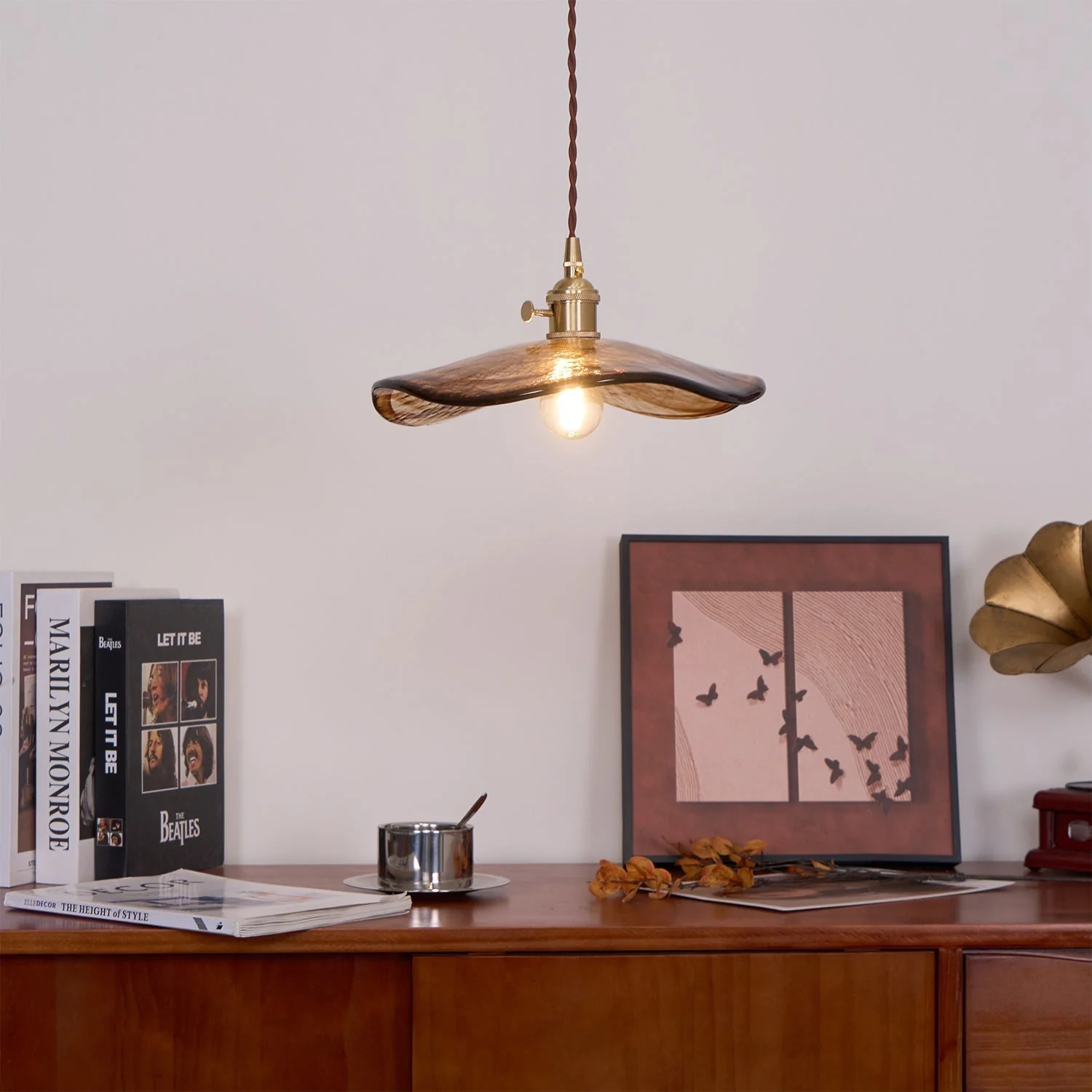 Nyros Glass Light Luxury Pendant Light - Image 4