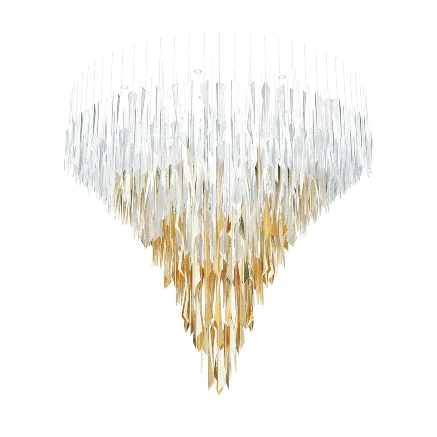 Nyvinia Glass Feather-Shape Chandelier - Image 27