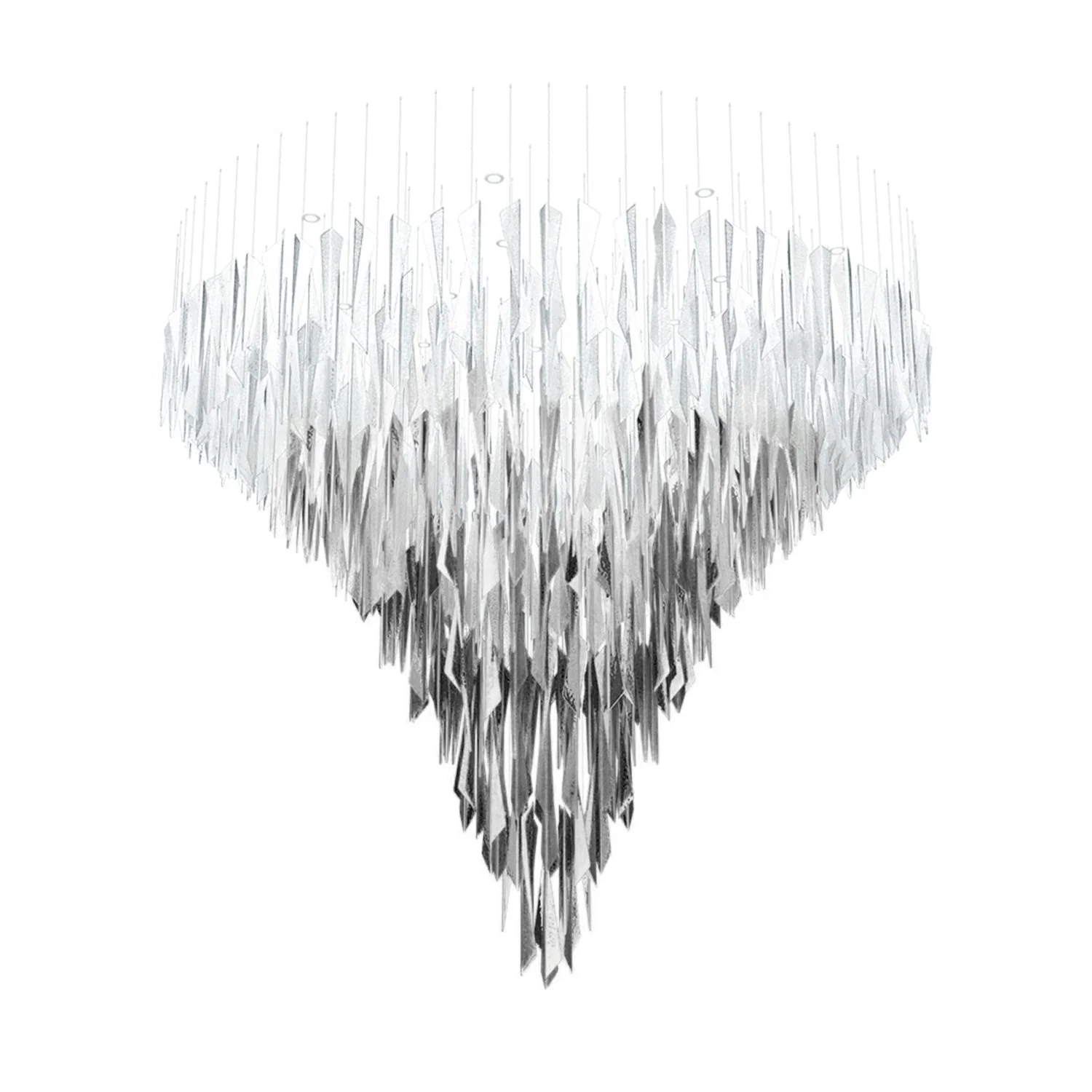 Nyvinia Glass Feather-Shape Chandelier - Image 38