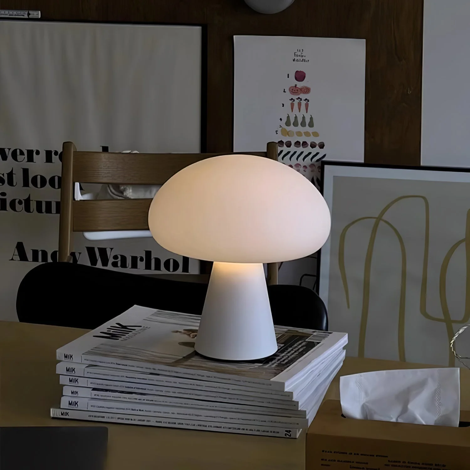 Obello Modern Glass Table Lamp - Image 11