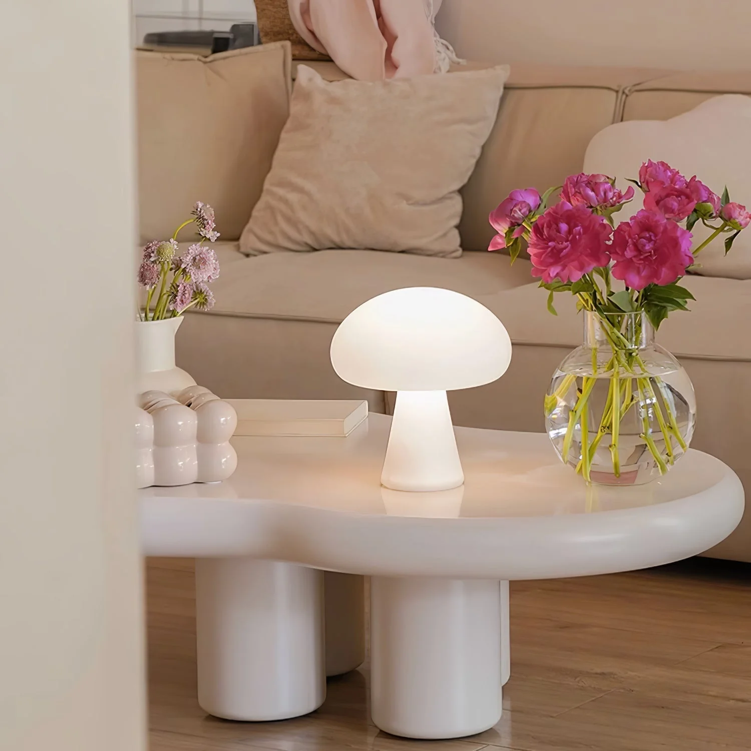 Obello Modern Glass Table Lamp - Image 12