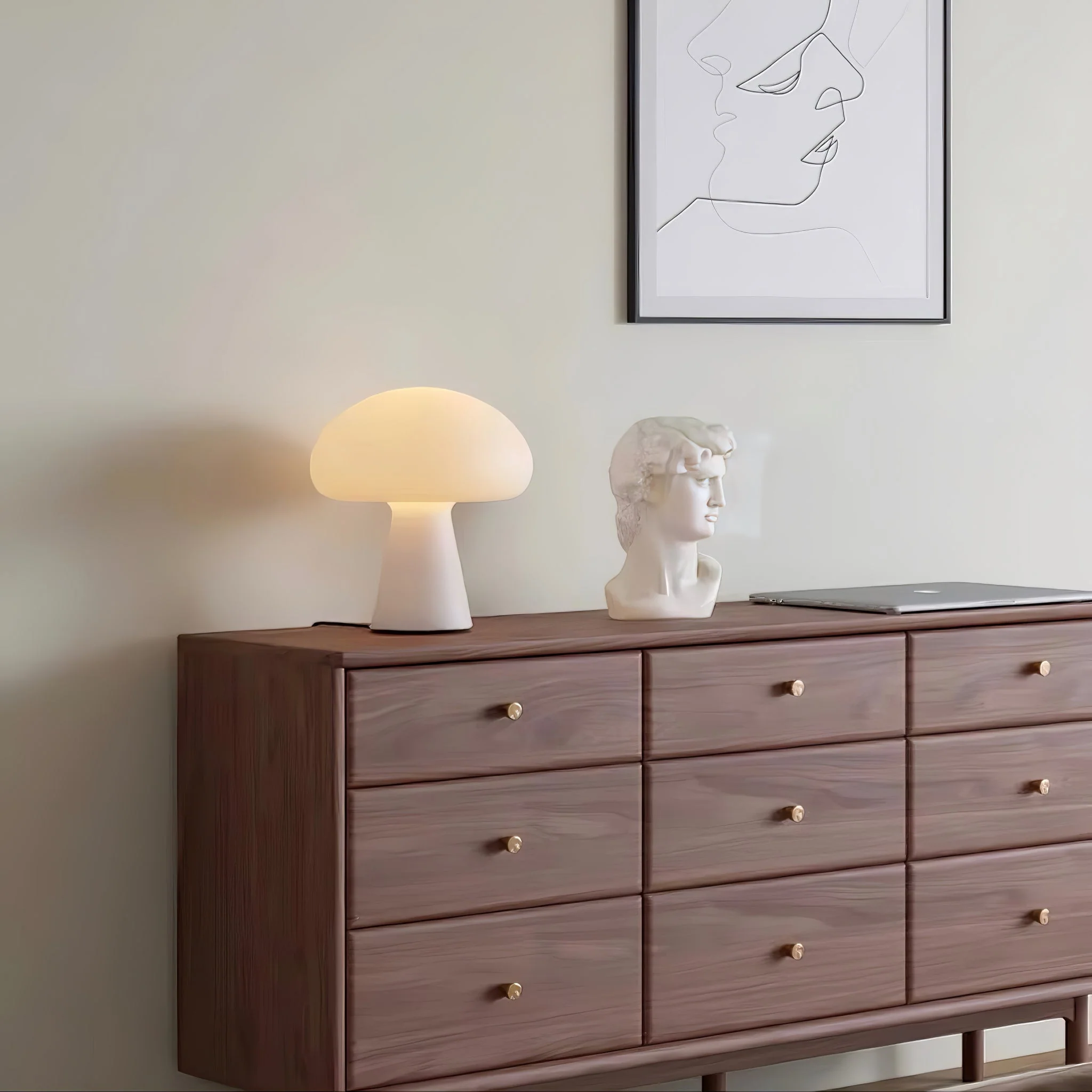 Obello Modern Glass Table Lamp - Image 17