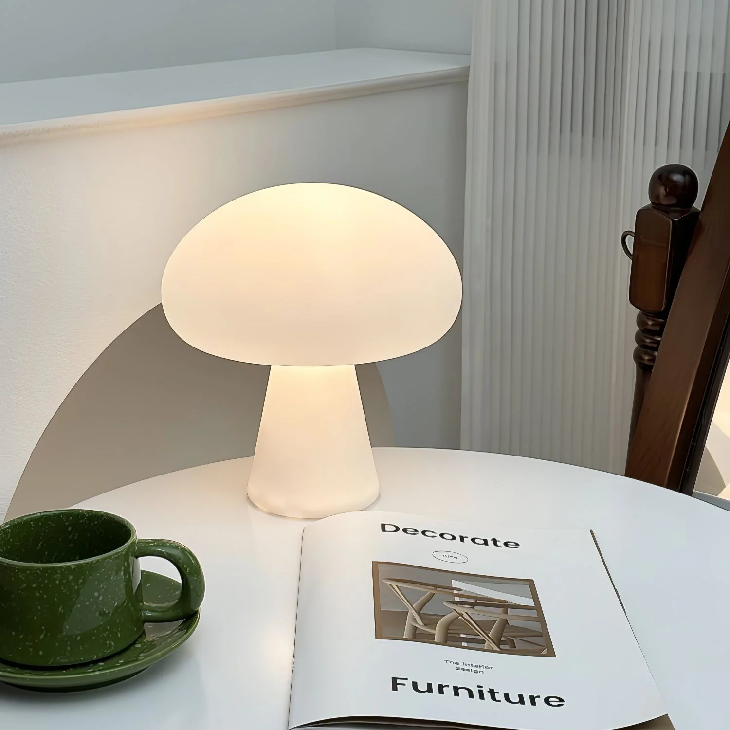 Obello Modern Glass Table Lamp - Image 4