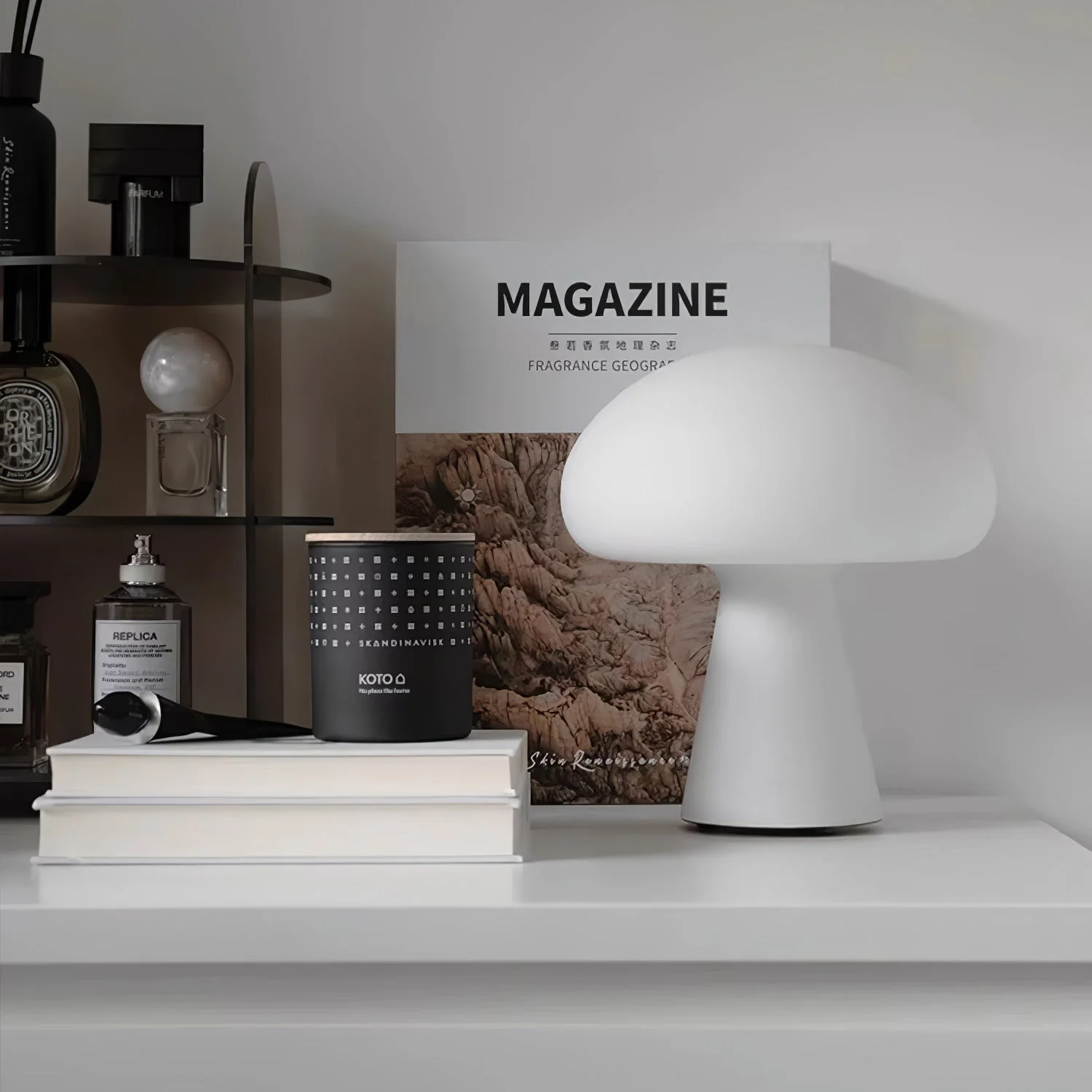 Obello Modern Glass Table Lamp - Image 5