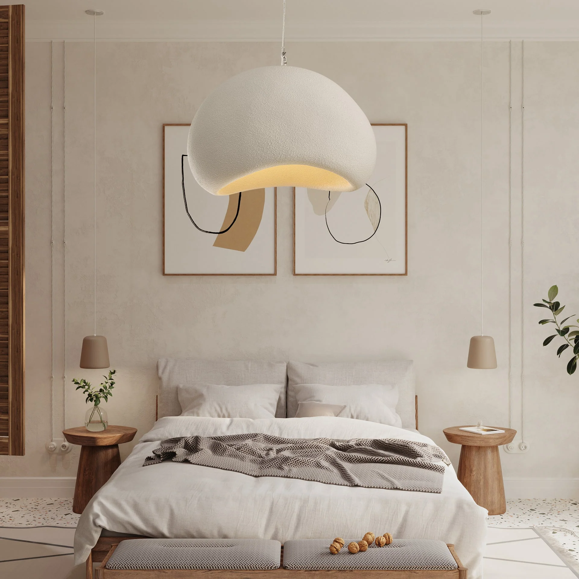 Ocara Modern Minimalist Resin Pendant Light - Image 19