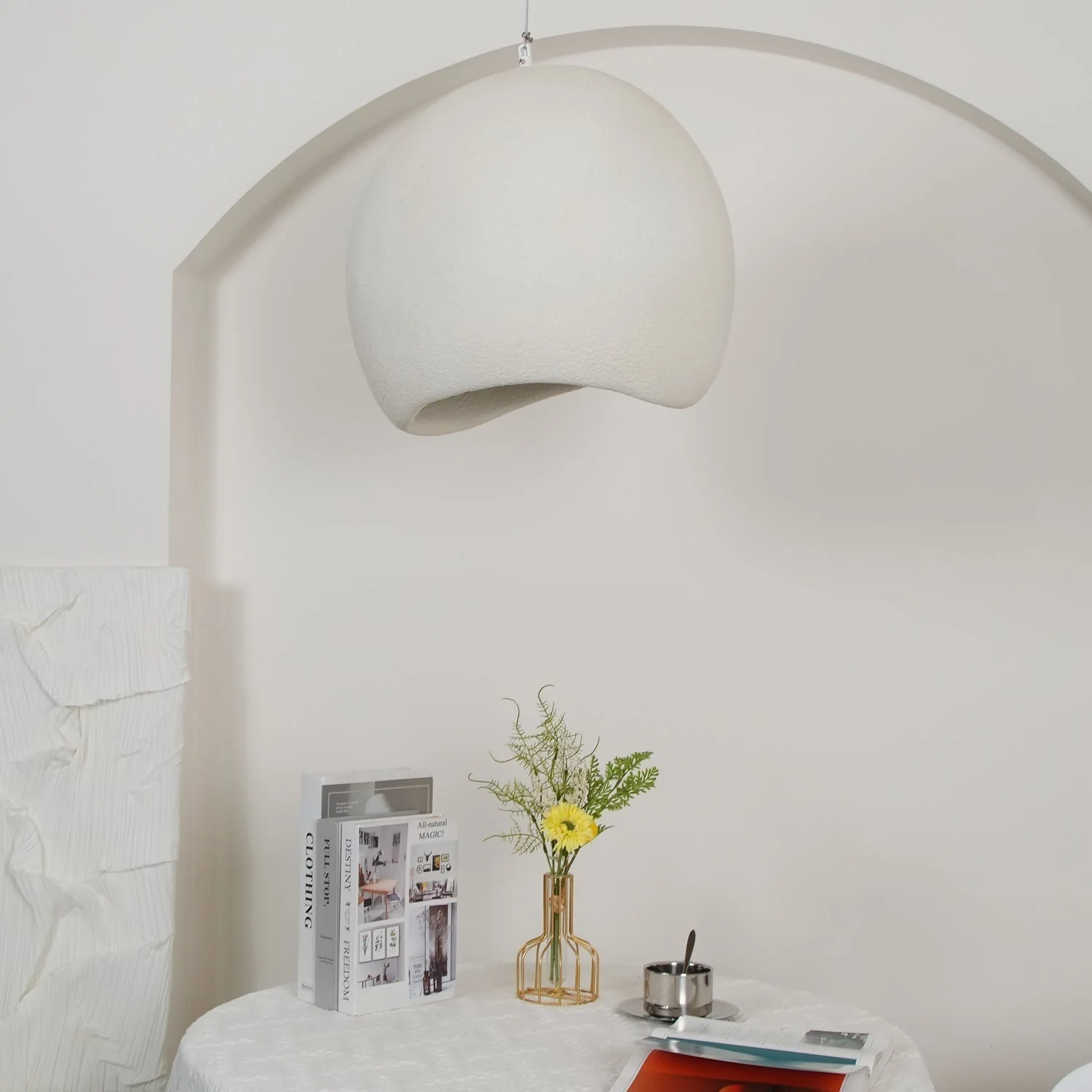 Ocara Modern Minimalist Resin Pendant Light - Image 3