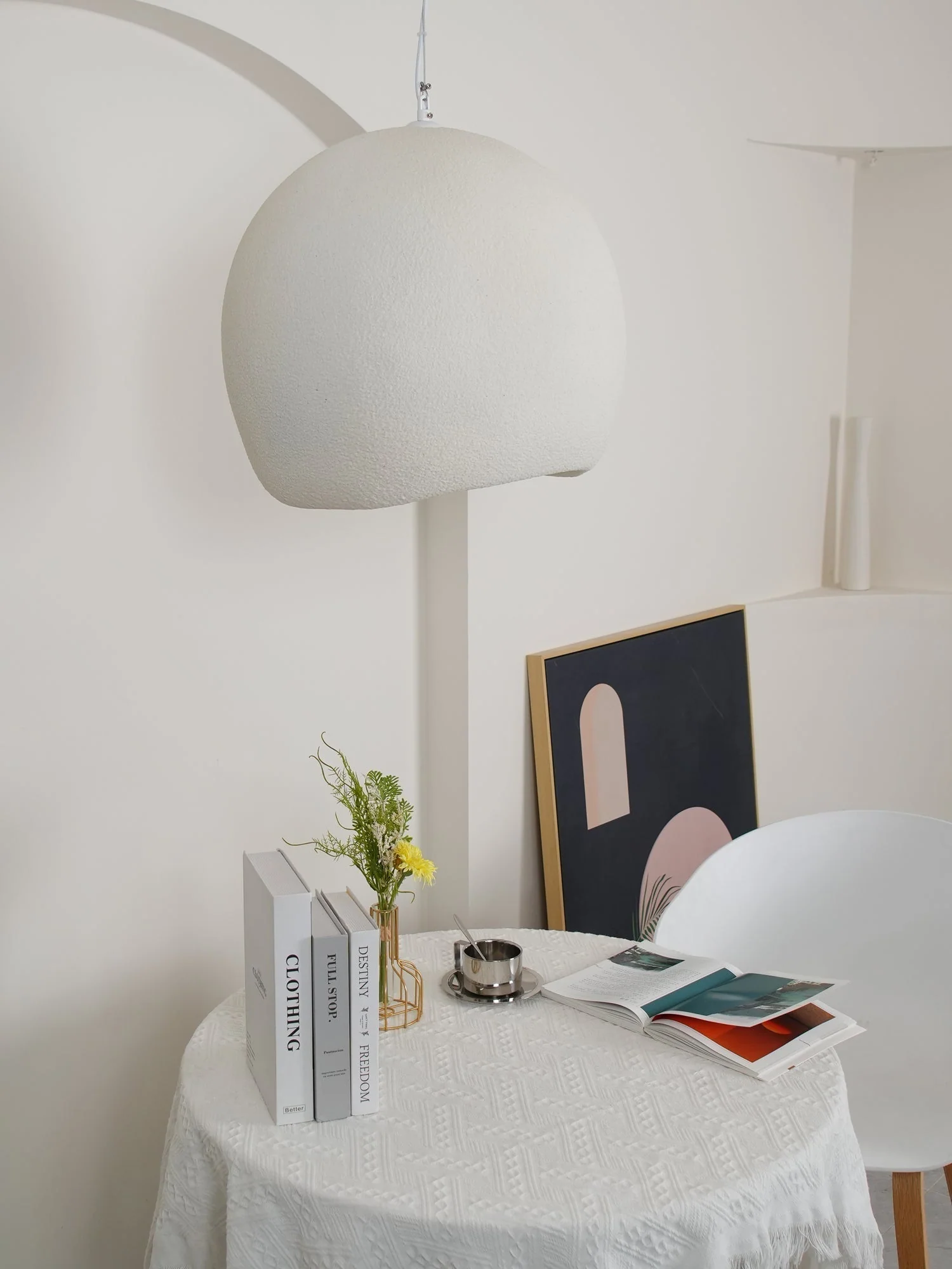 Ocara Modern Minimalist Resin Pendant Light - Image 5