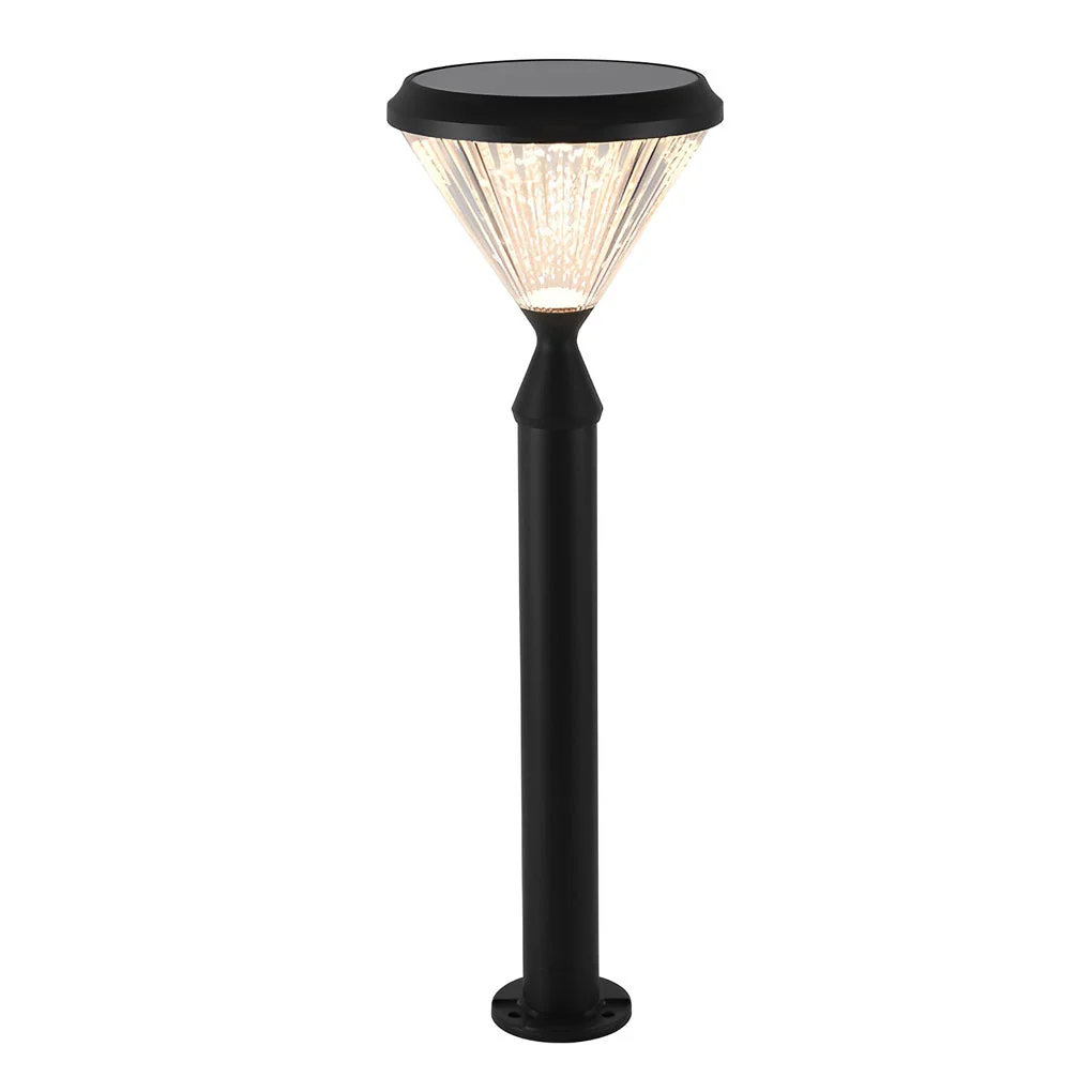 Odette Round Solar LED Lampshade Outdoor Lights - Image 6