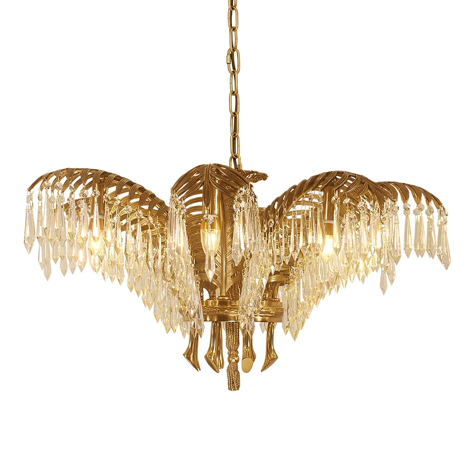 Odoraris Regal Brass Crystal Chandelier - Image 29