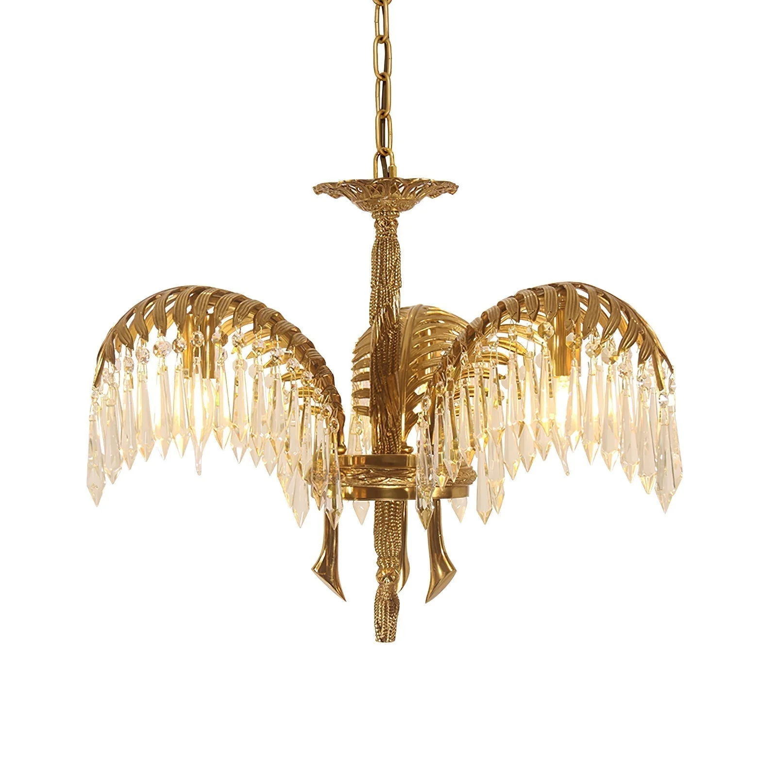 Odoraris Regal Brass Crystal Chandelier - Image 38