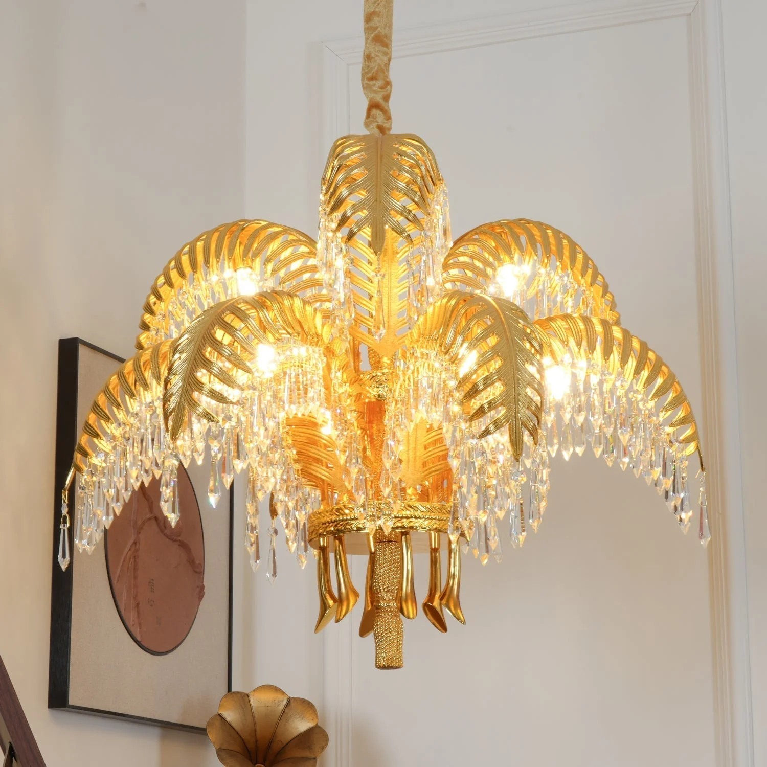 Odoraris Regal Brass Crystal Chandelier - Image 64