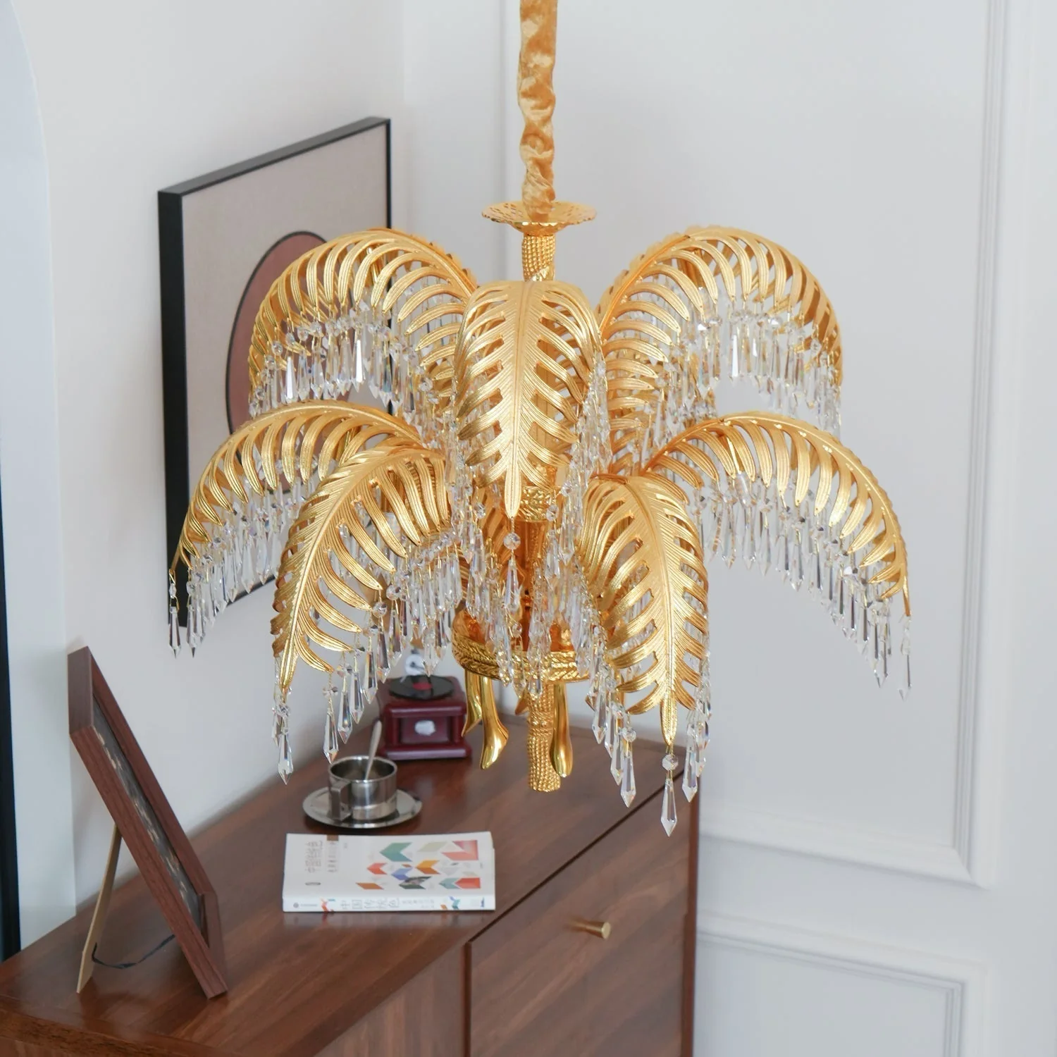Odoraris Regal Brass Crystal Chandelier - Image 68